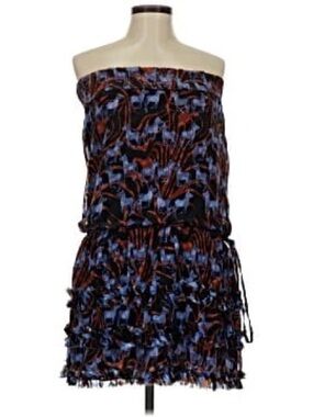 Strapless dress by Ya Los Angeles with 🦓 detail